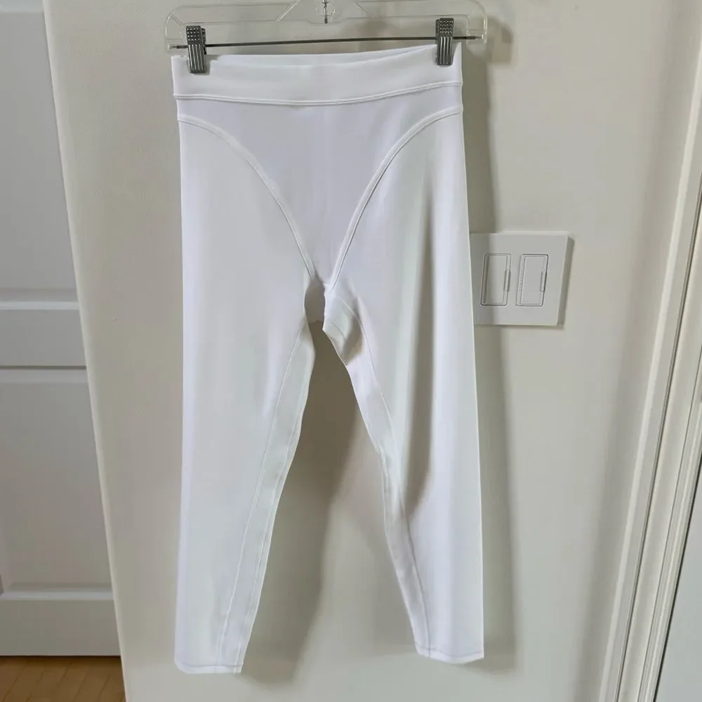 Lululemon Wunder Train Aerobic High-Rise Tight 25 Twill White 6 NWOT